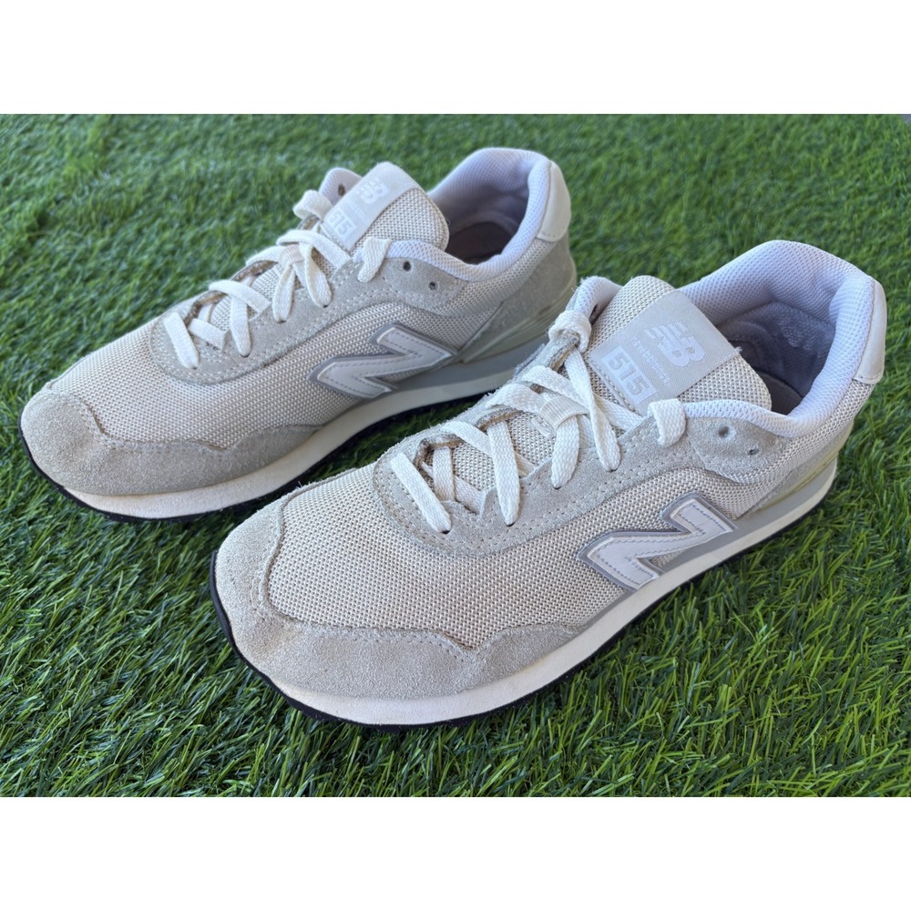New Balance 515 Womens Sneakers Beige Grey Suede Mesh WL515OS3 Low Top Shoes